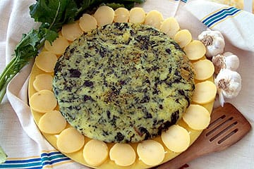 frittata senza uova di Rocca di Papa